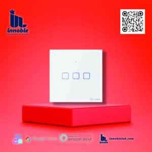 SONOFF T3 UK3C-TX 3 Gang White Smart WiFi Wall Light Switch